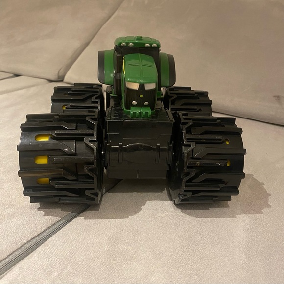 John Deere Monster Treads Mega Wheels Tractor Toy - Picture 3 of 6